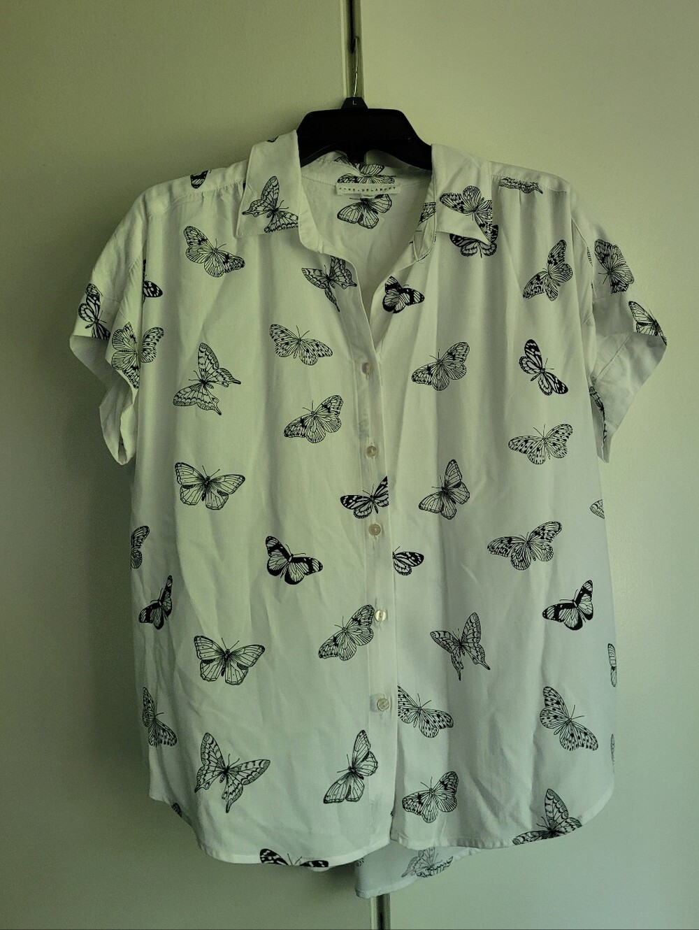Butterfly Blouse Short-sleeved